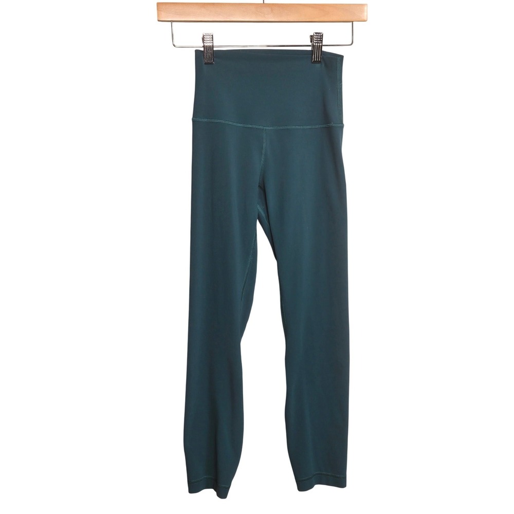 Lululemon Align High Rise Leggings‎ Womens 2 Teal 23" Inseam LW6BQVS